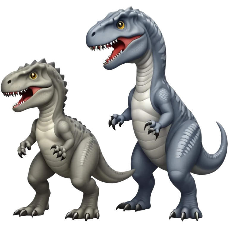 T rex vs indominus rex emoji