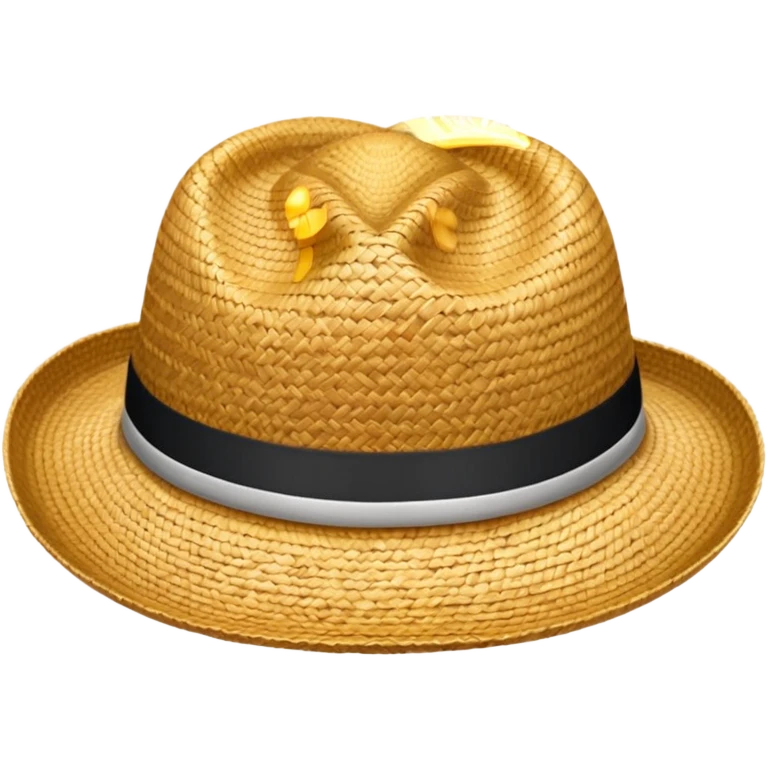 straw hat from one piece emoji