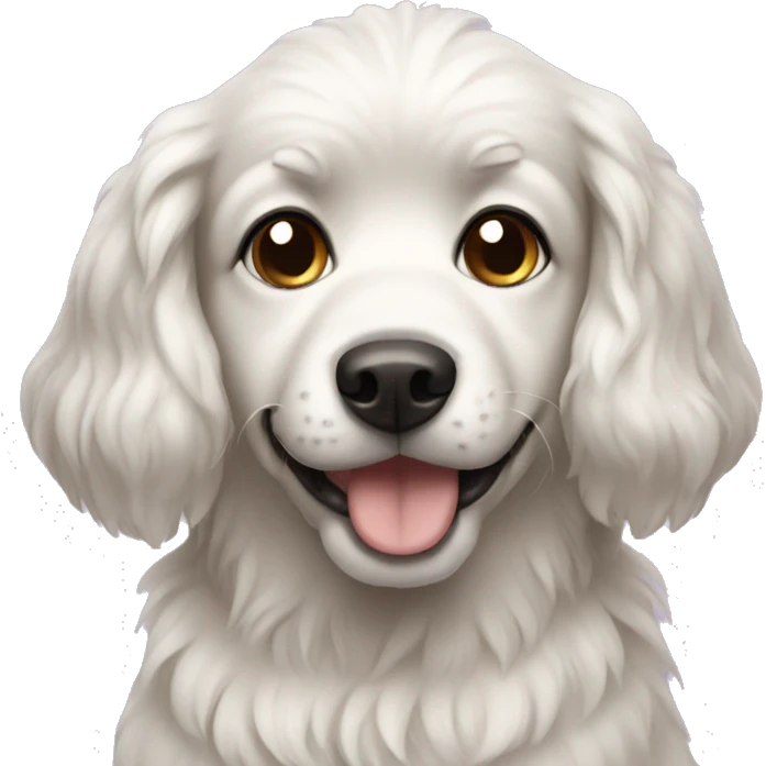 pretty dog emoji