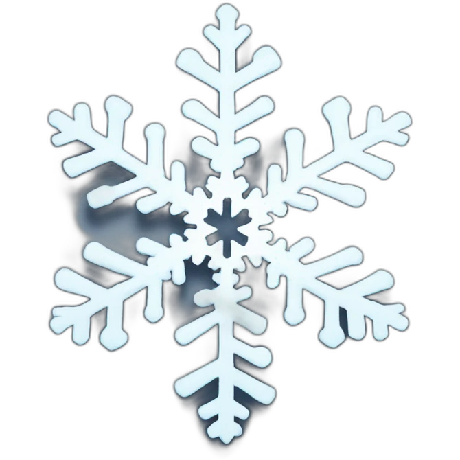christmas snowflake emoji