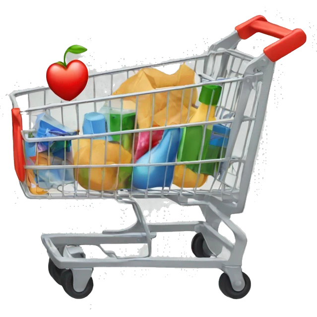 shopping cart emoji