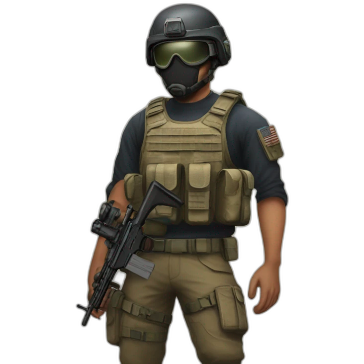 Counter strike gamer emoji