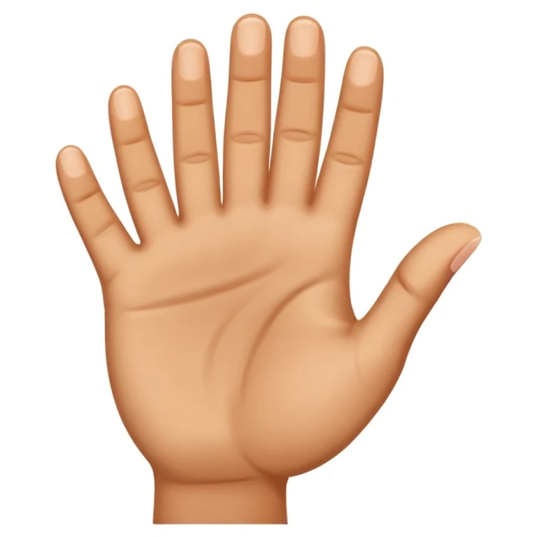 Khalas like the Arabic word but in a hand motion for a emoji  emoji