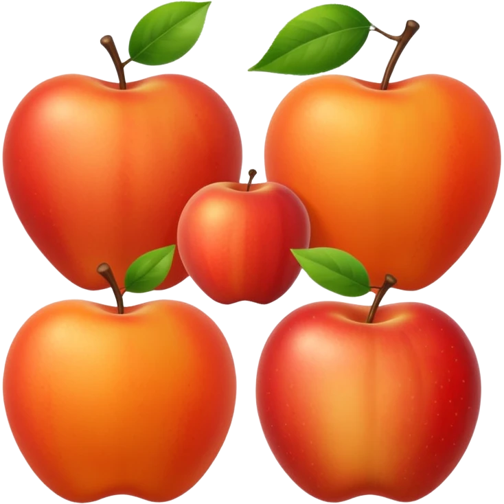 Orange, Apricot, Apple emoji