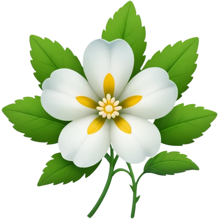 veronica flower white emoji