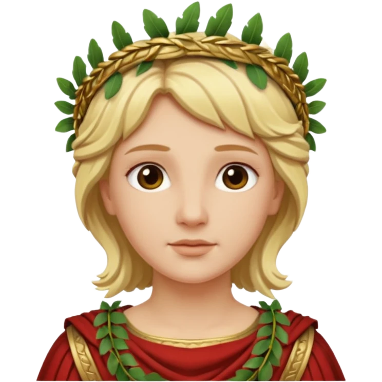 ancient roman woman blond emoji