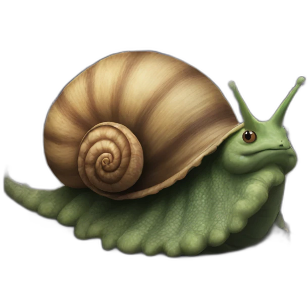 godzilla snail against buildings emoji