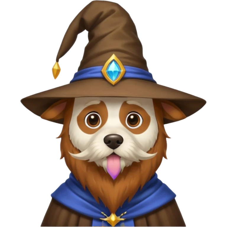 Dog wizard emoji