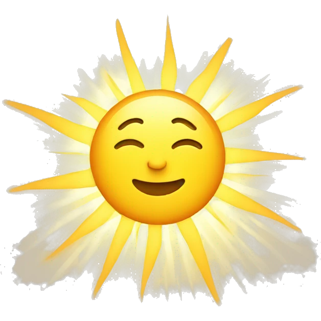 Sun with Sun rays  emoji