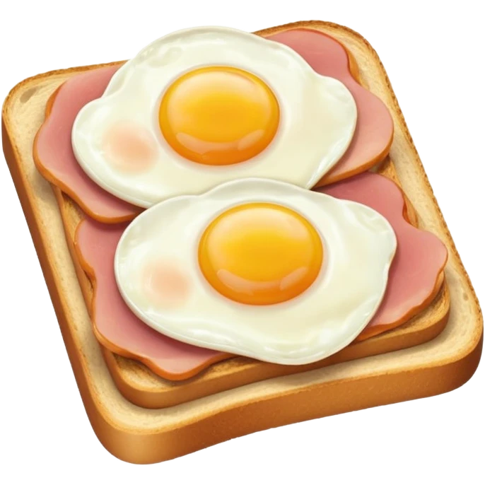 ham and eggs on toast emoji