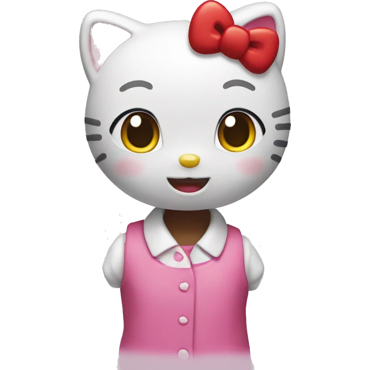 Hello kitty say yes  emoji