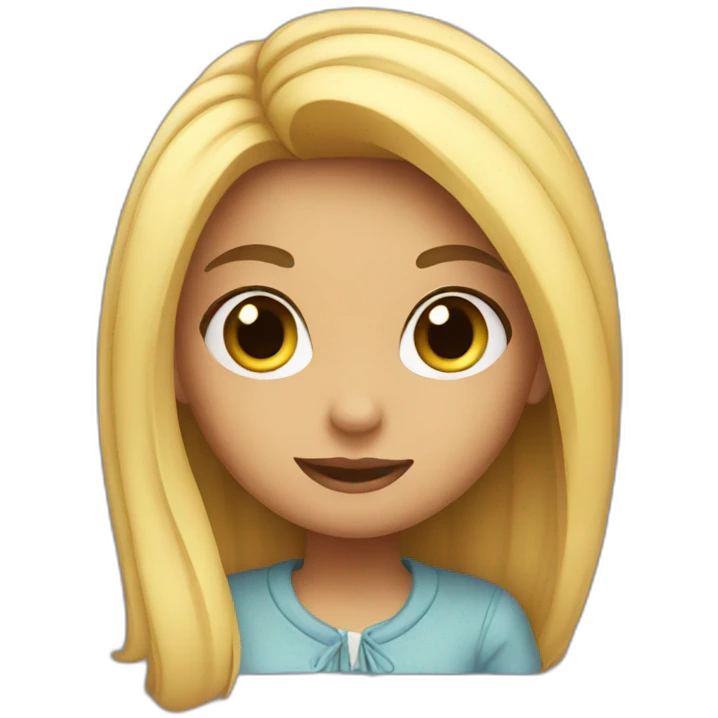 cute girl emoji