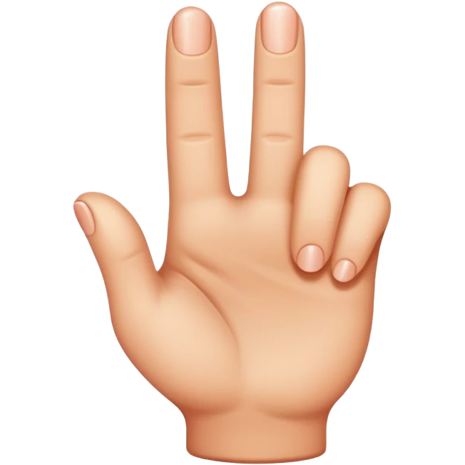 Finger in emoji