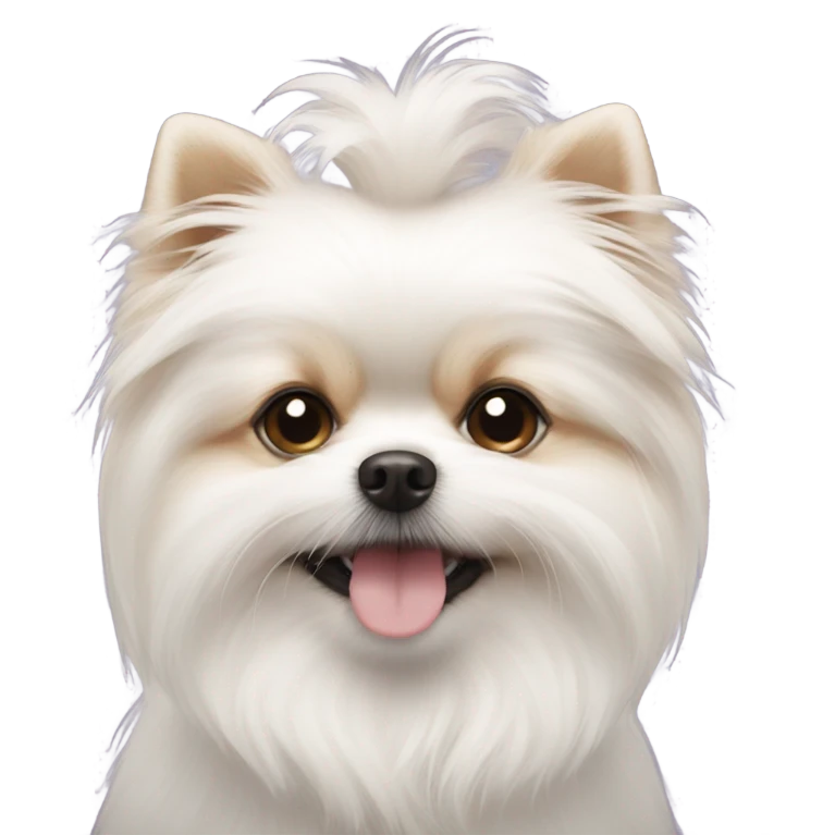 Maltese Pomeranian  emoji