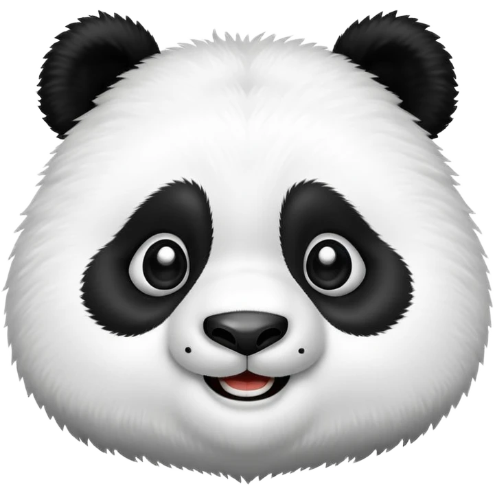 The panda is smiling emoji