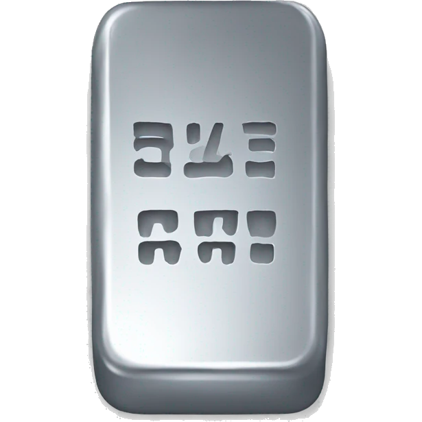 silver bar emoji