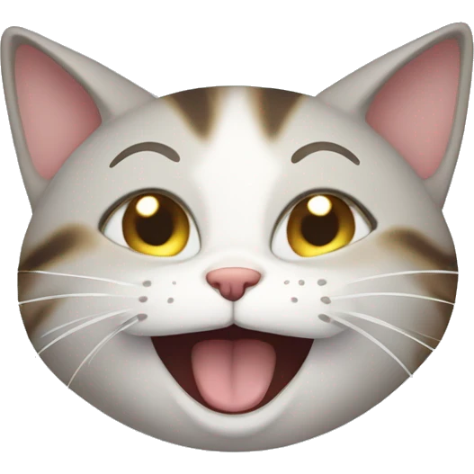 cat joy laughing crying emoji