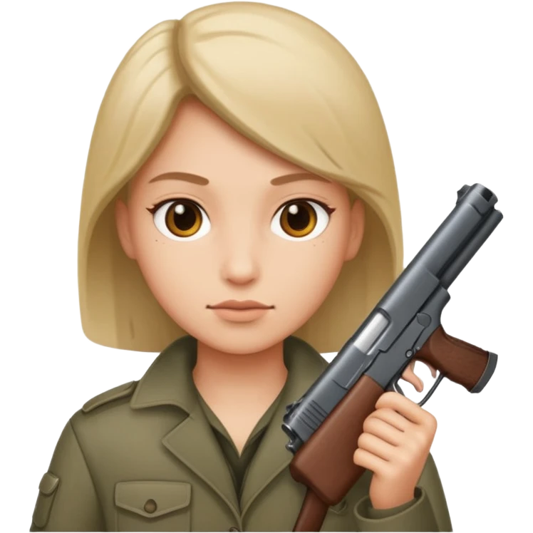 Persona con una pistola emoji