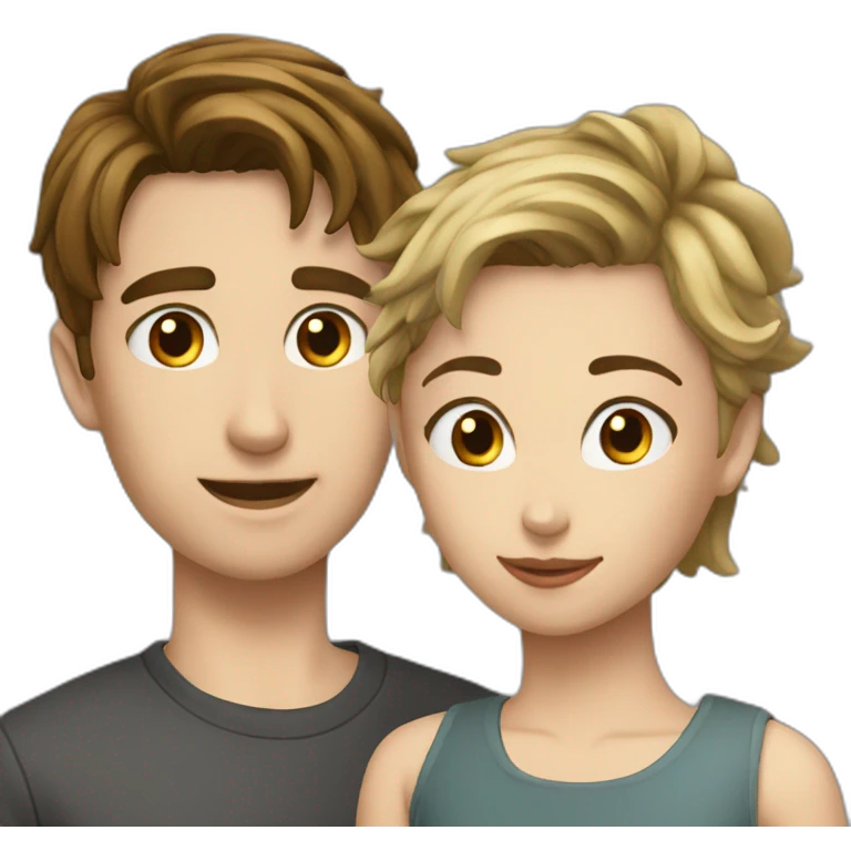 Couple jeune 17 emoji