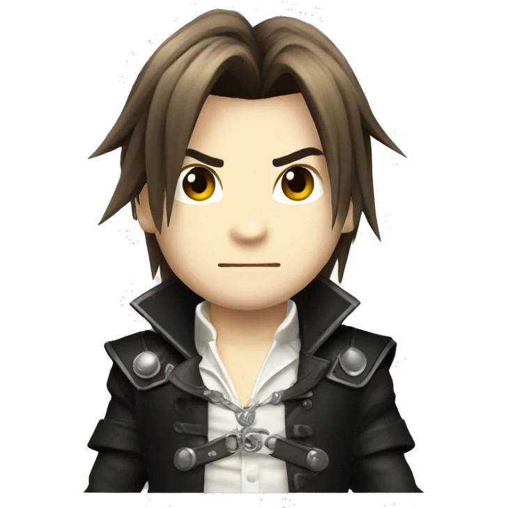 squall final fantasy 8 chibi emoji