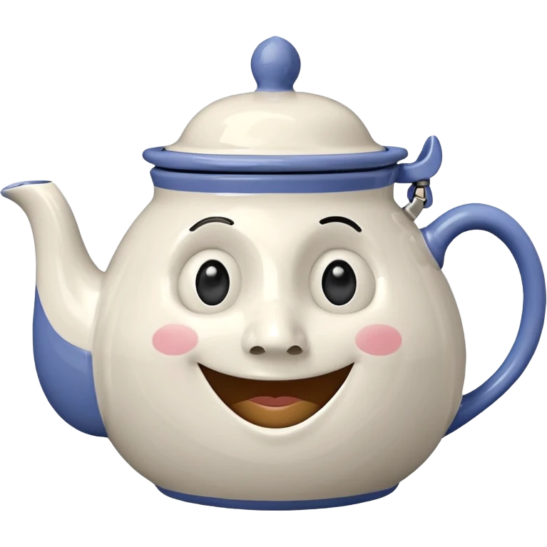 A character from the fairy tale Beauty and the Beast: Mrs. Potts, the lady who was turned into a teapot and retains the teapot's original form. emoji