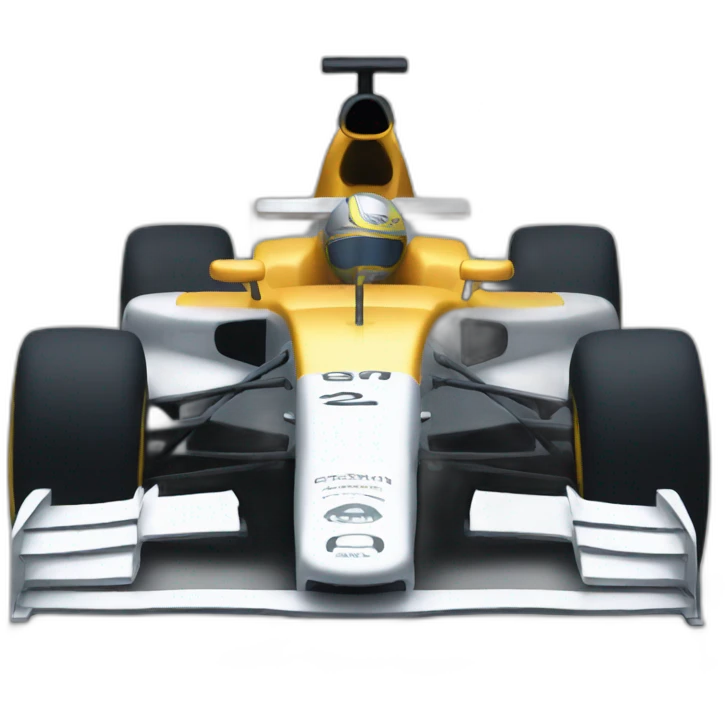 Formula 1 car emoji