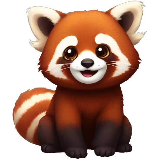 Cutest red panda emoji