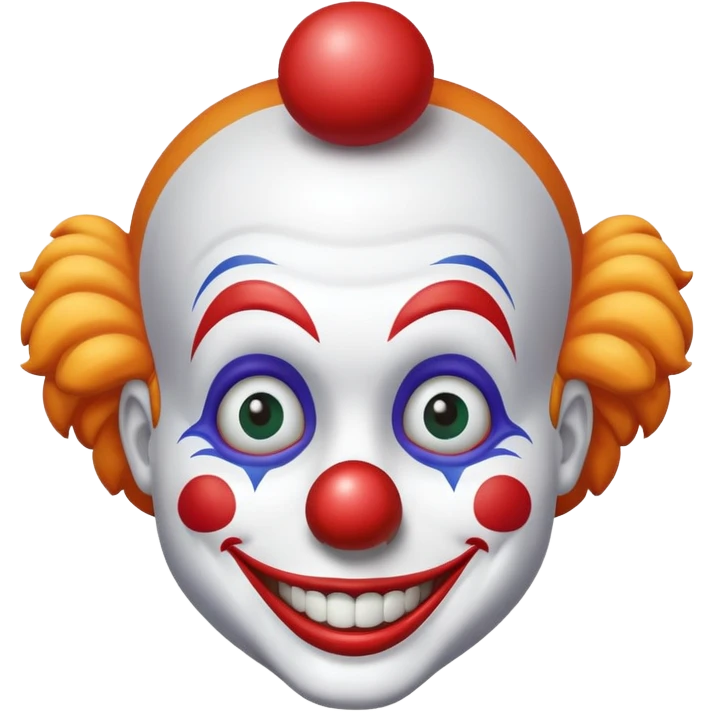clown with smile emoji