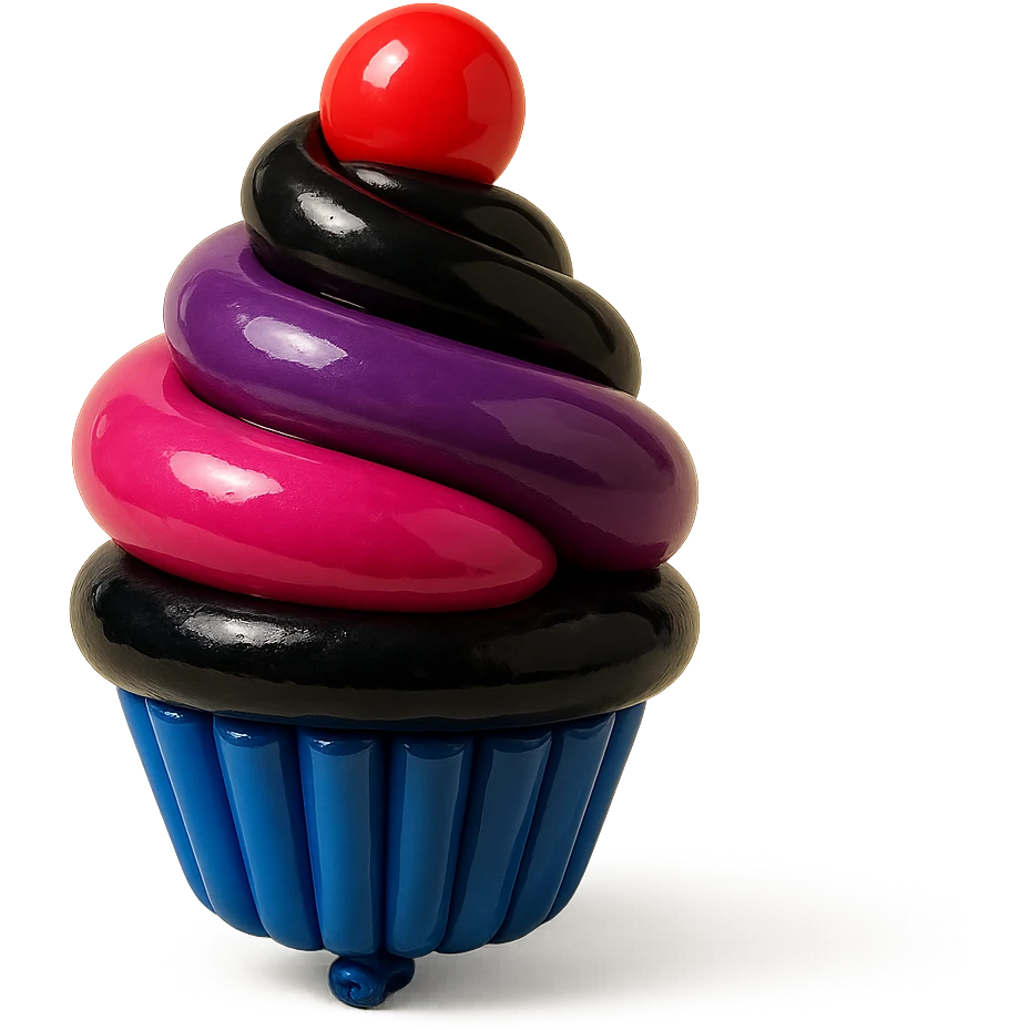 gothic cupcake emoji