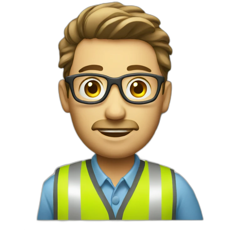 Land and house surveyor emoji