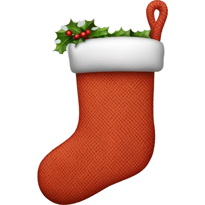 christmas stocking emoji