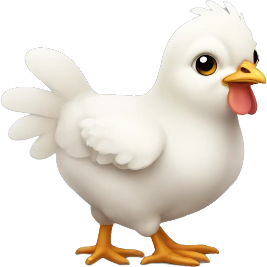 Cute small chicken  emoji