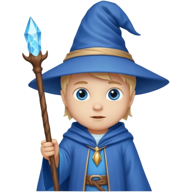 baby wizard with staff emoji