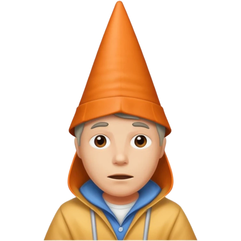 With dunce cap emoji