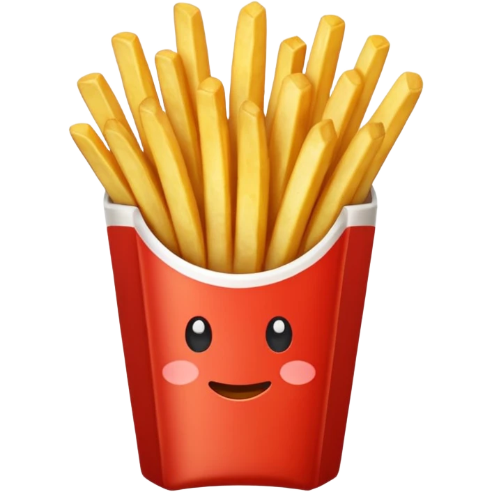 french fries emoji