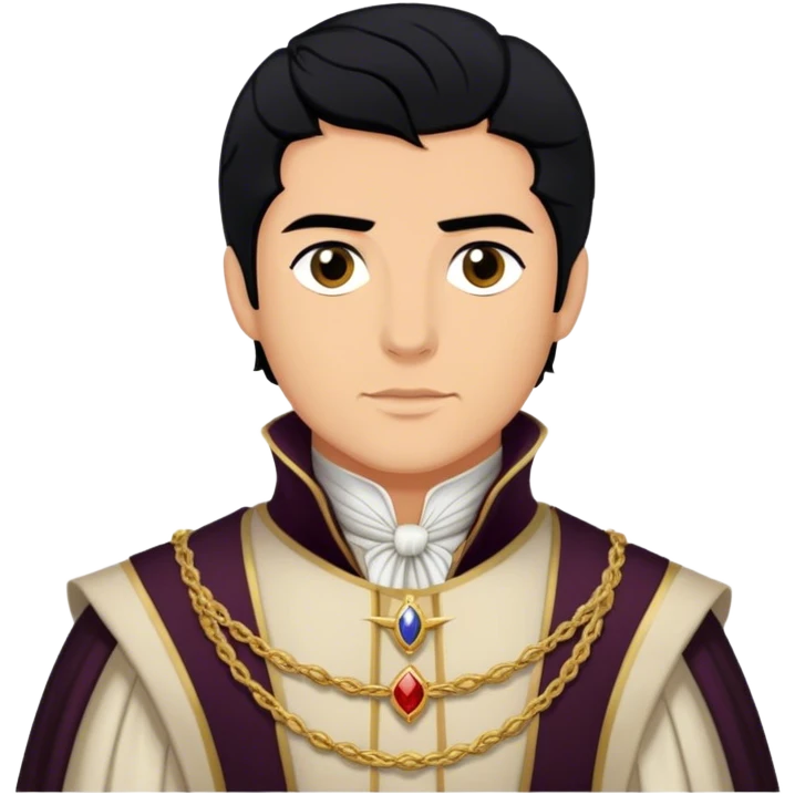 anthony bridgerton black hair lord from bridgerton serie emoji