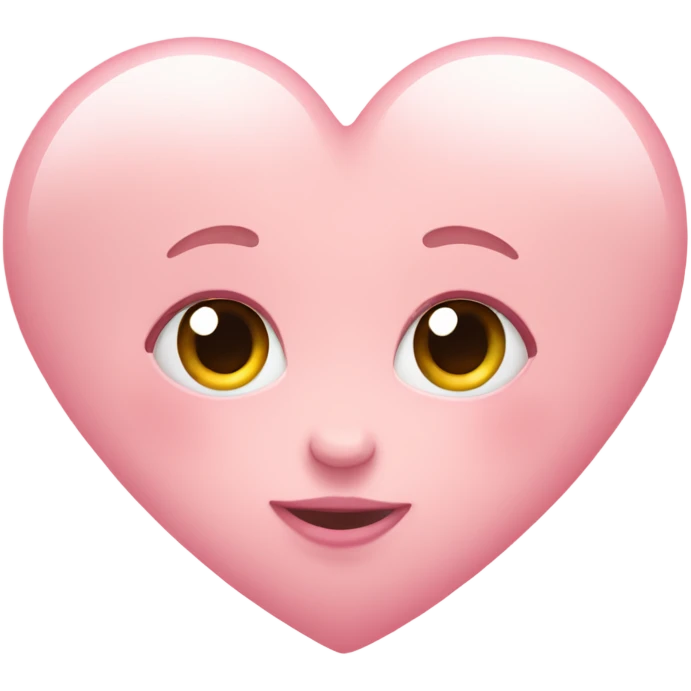 Baby pink heart emoji