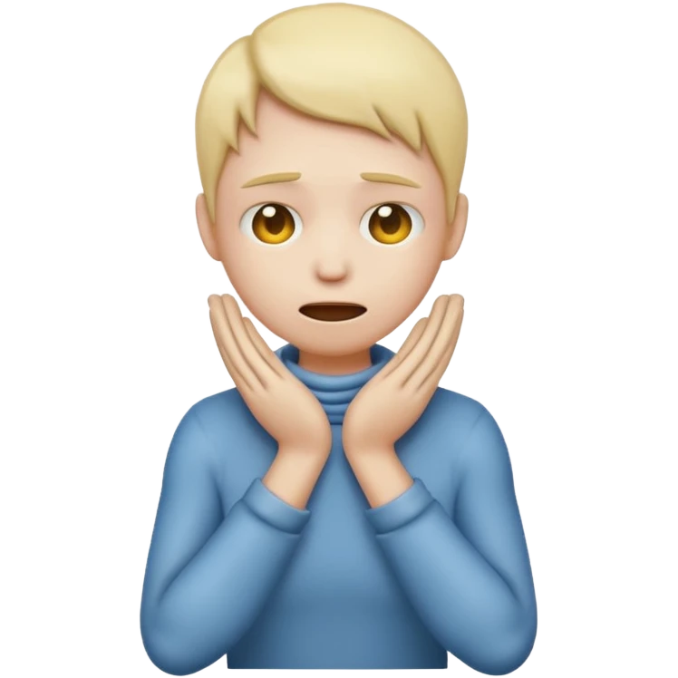 An emoji with hands gripping their neck and squeezing emoji