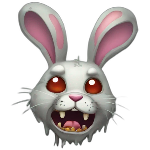 zombie-rabbit emoji
