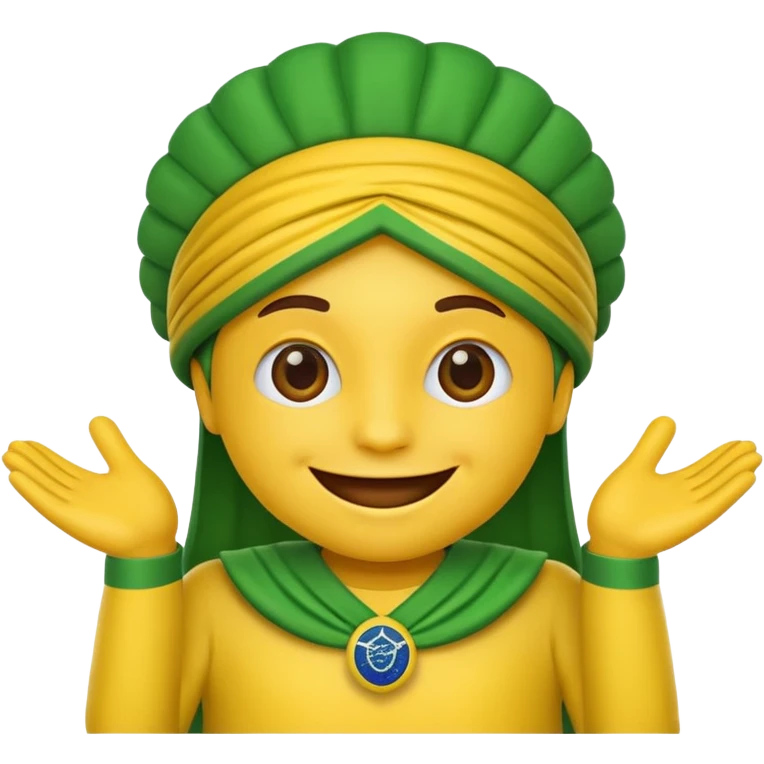 Emoji with Brazil Costume on emoji