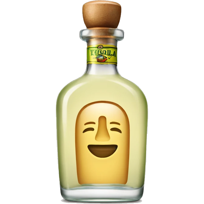 Tequila patron bottle  emoji