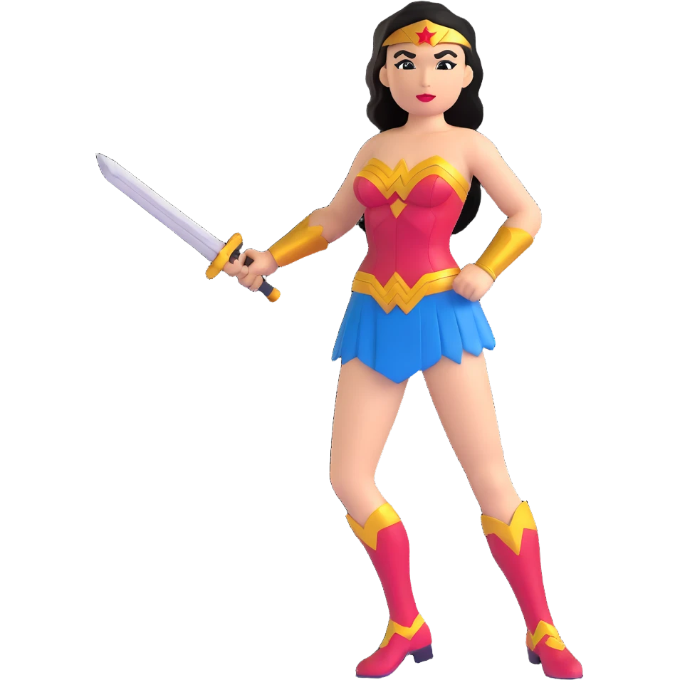 Wonder Woman superhero emoji