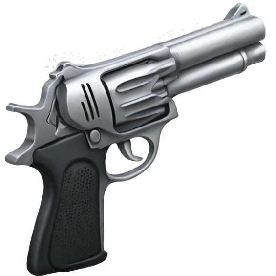 Silver gun  emoji
