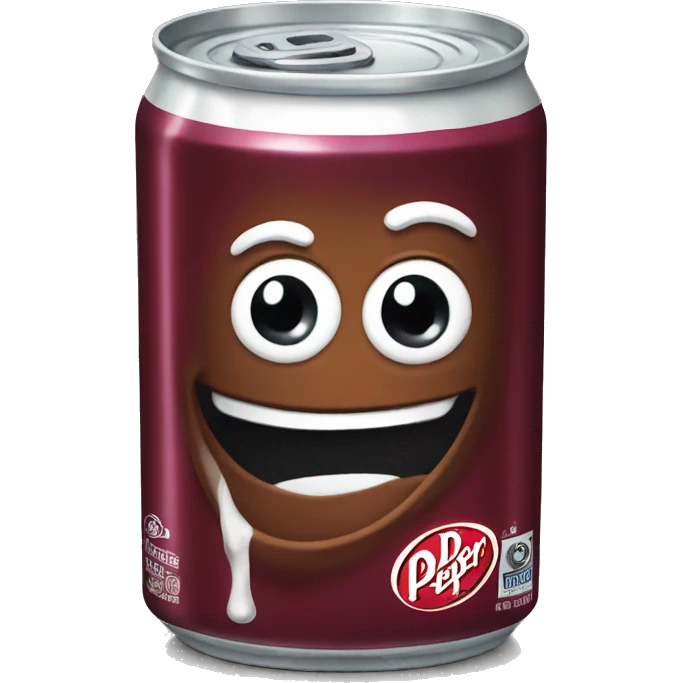 A can of Dr pepper emoji