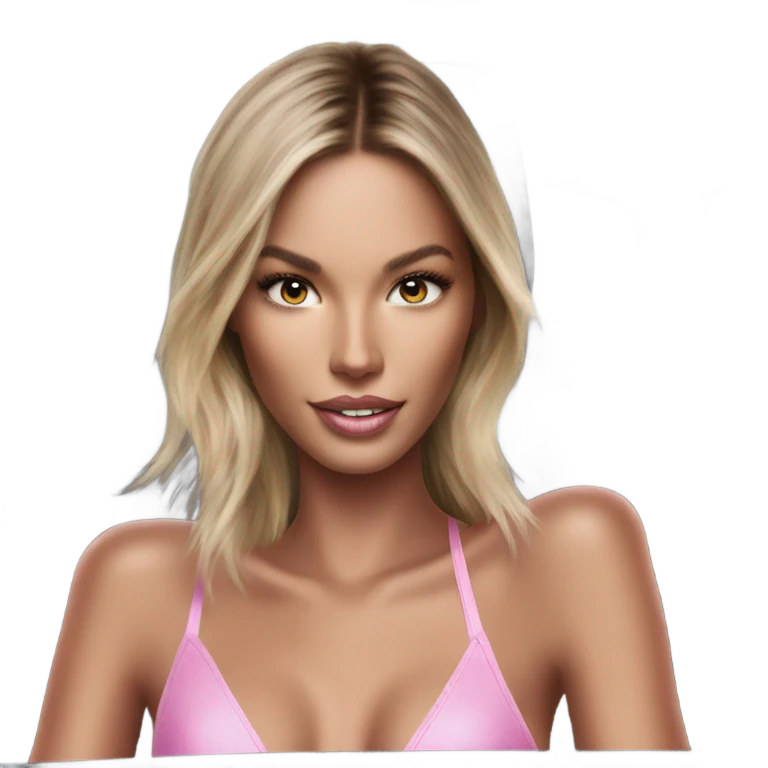 Photo of Victoria secret model driving a car emoji