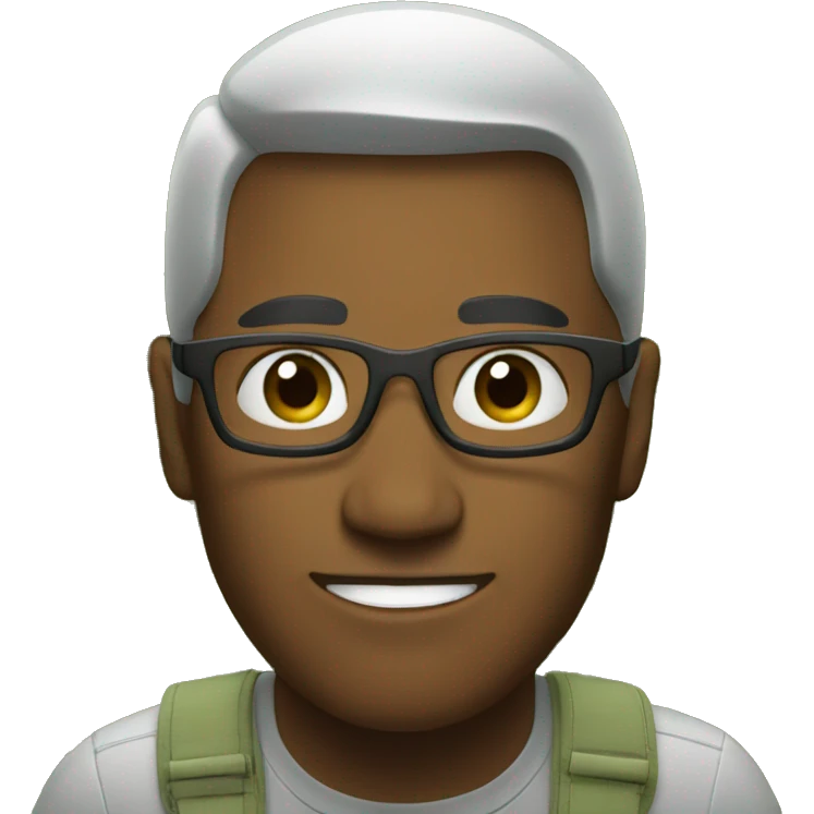 man inside bush emoji