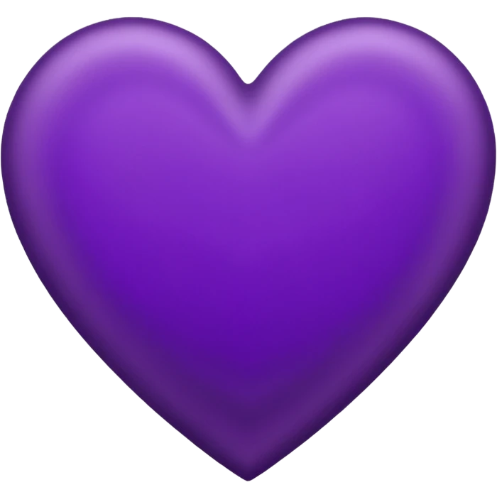 A really dark Purple Heart  emoji