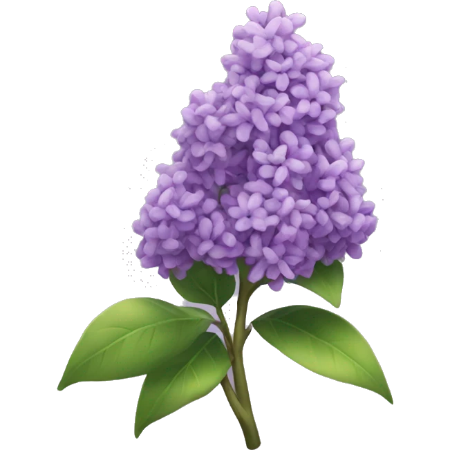 Lilac plant emoji