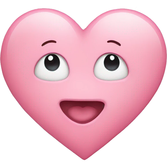 baby pink love heart  emoji
