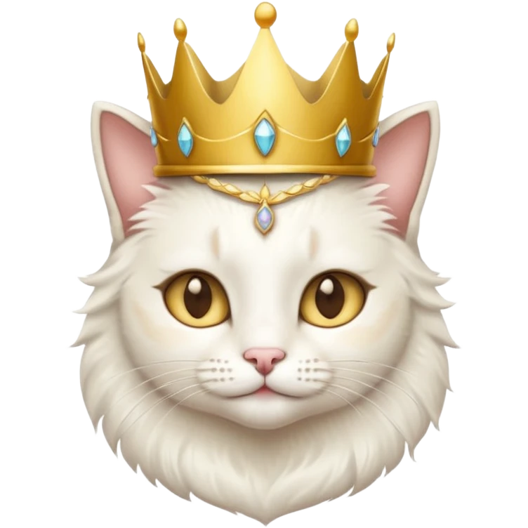 A pretty cat princess emoji